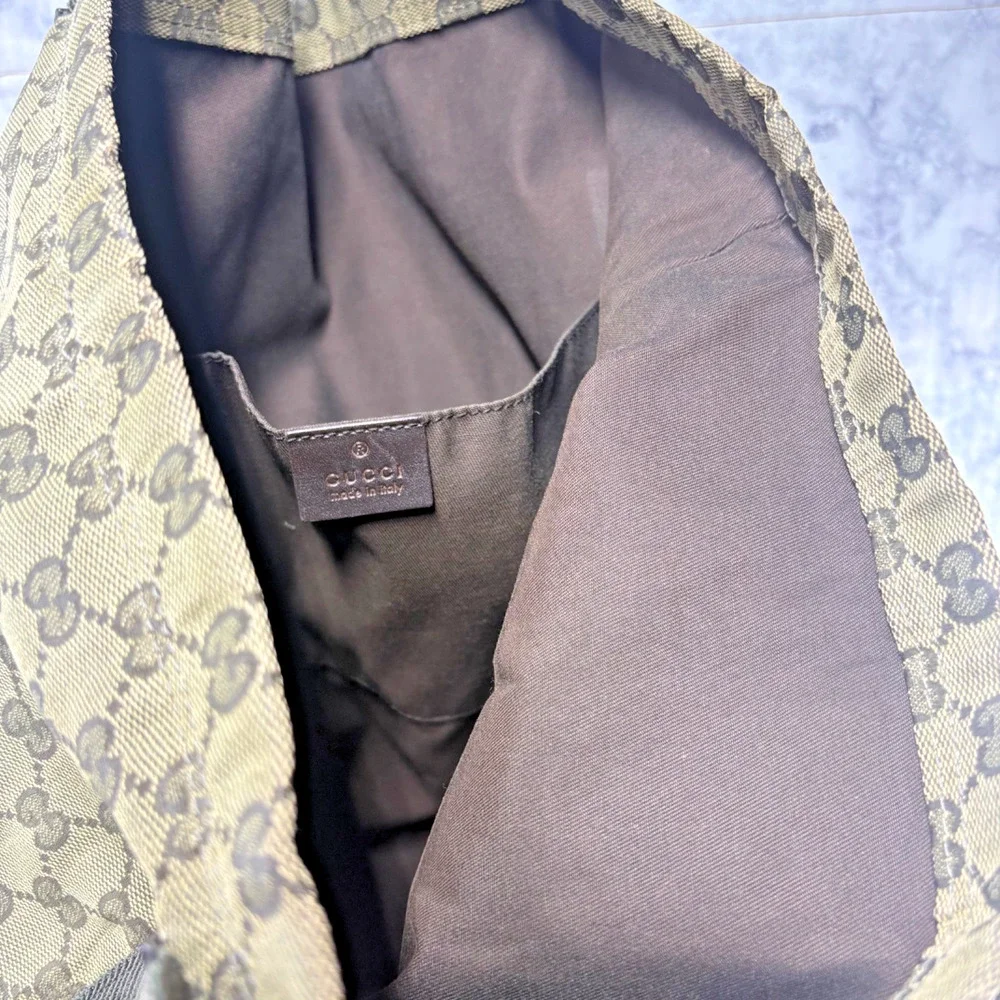 Rare Green Gucci Tote Bag Large GG Canvas Baby School Teacher Sports Travel City